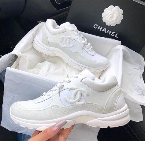 all White Chanel shoes